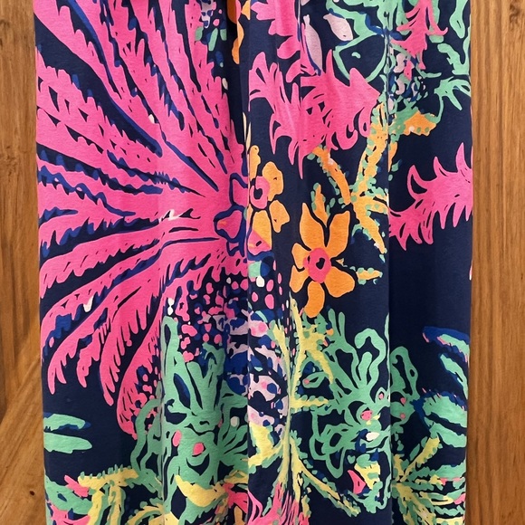 Lilly Pulitzer Sloane Maxi Dress All A Glow Print V-Neck Sleeveless Stretch XS - Picture 2 of 5